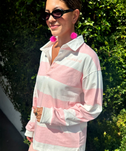 club kind pink polo